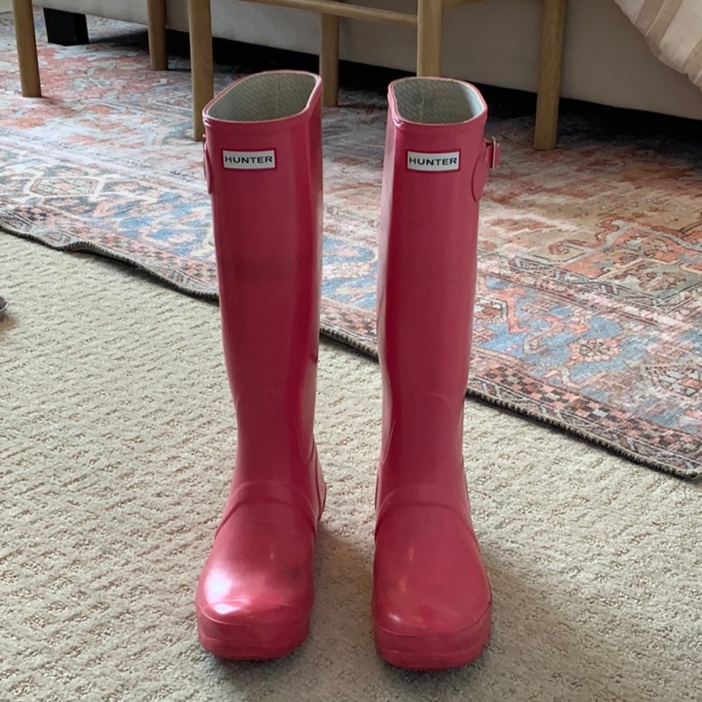 Pink Hunter Boots